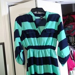 Rue 21 teal/navy dress
